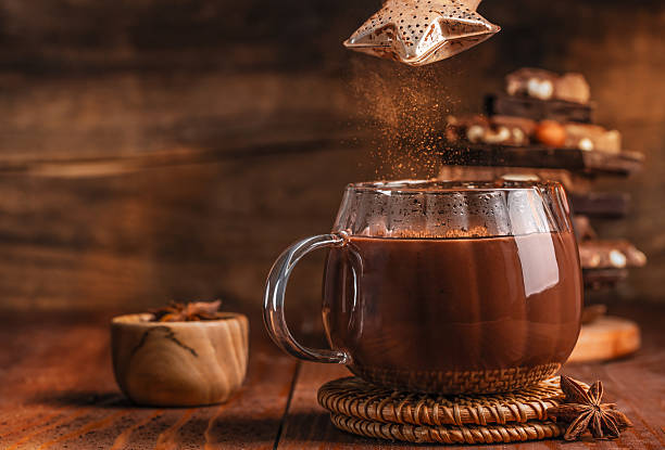 tasse de poudre de cacao